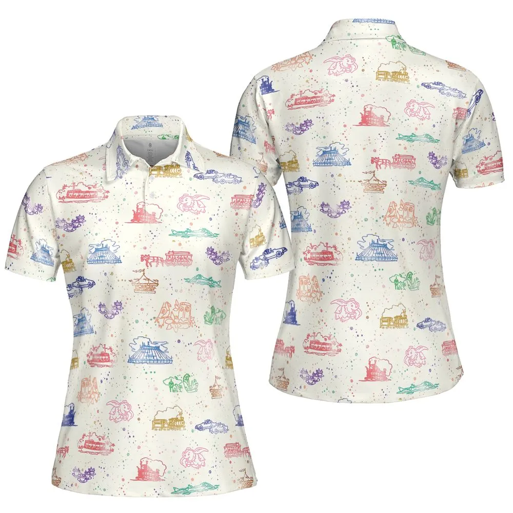AOP Men/Women Polo Shirt - 6YP4D2QT -  - 5