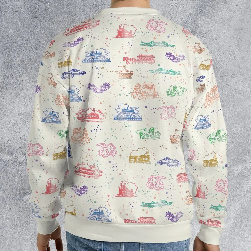 All-over Print Sweatshirt - KTFLTTA4 -  - 2