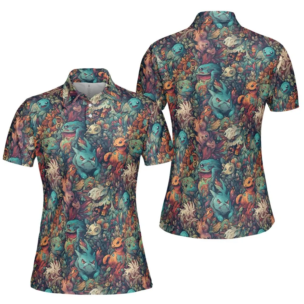 AOP Men/Women Polo Shirt - D5KWG5PM -  - 5