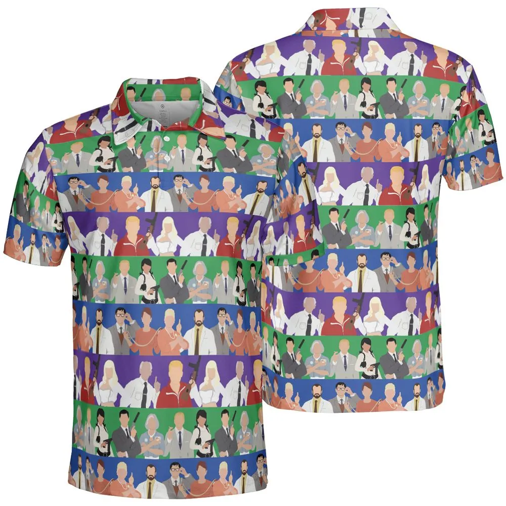 AOP Men/Women Polo Shirt - YBE6U5SB -  - 2