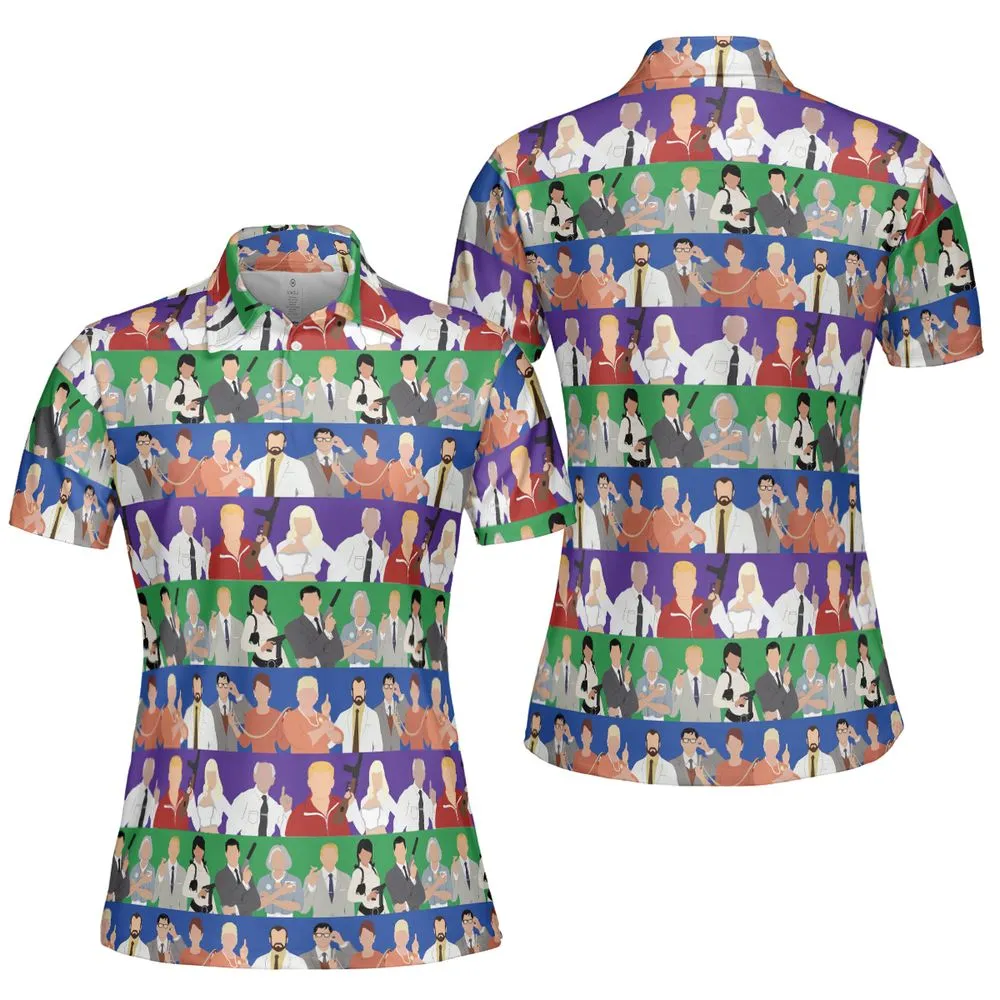 AOP Men/Women Polo Shirt - YBE6U5SB -  - 5