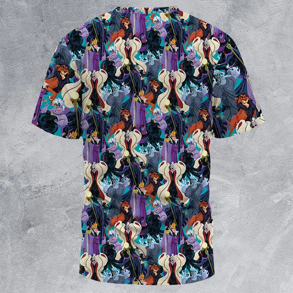 All-Over Print Unisex T-Shirt - 7395WTN5 -  - 4