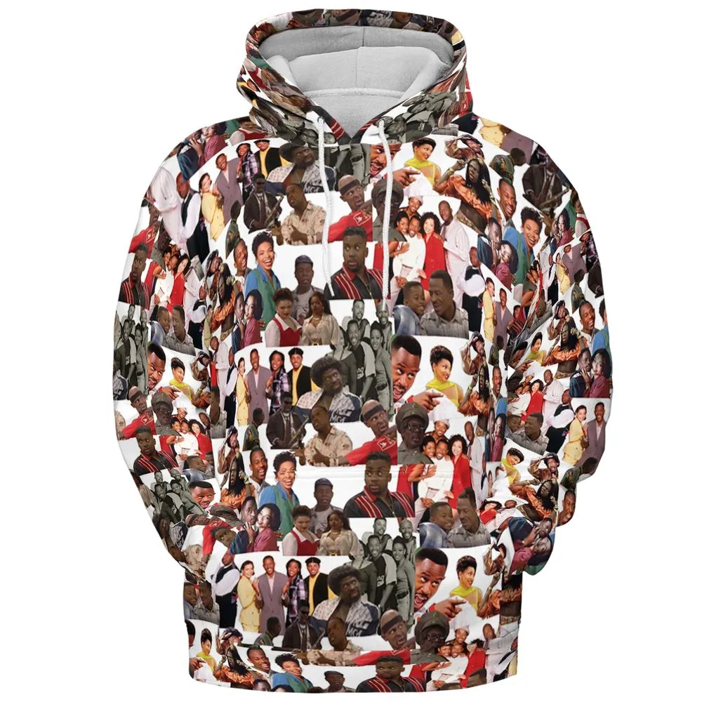 All-over Print Hoodie - 4JFKF5DH -  - 2