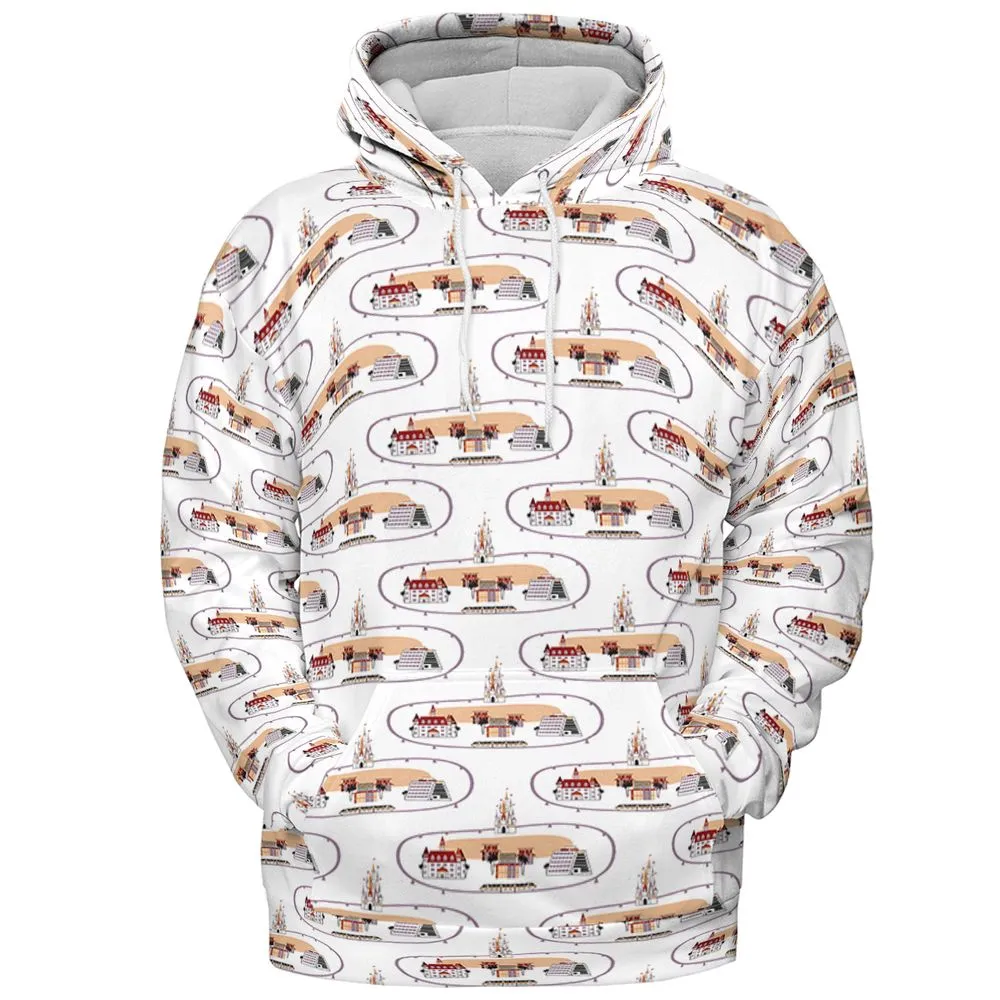 All-over Print Hoodie - XJQ9UVKU -  - 2
