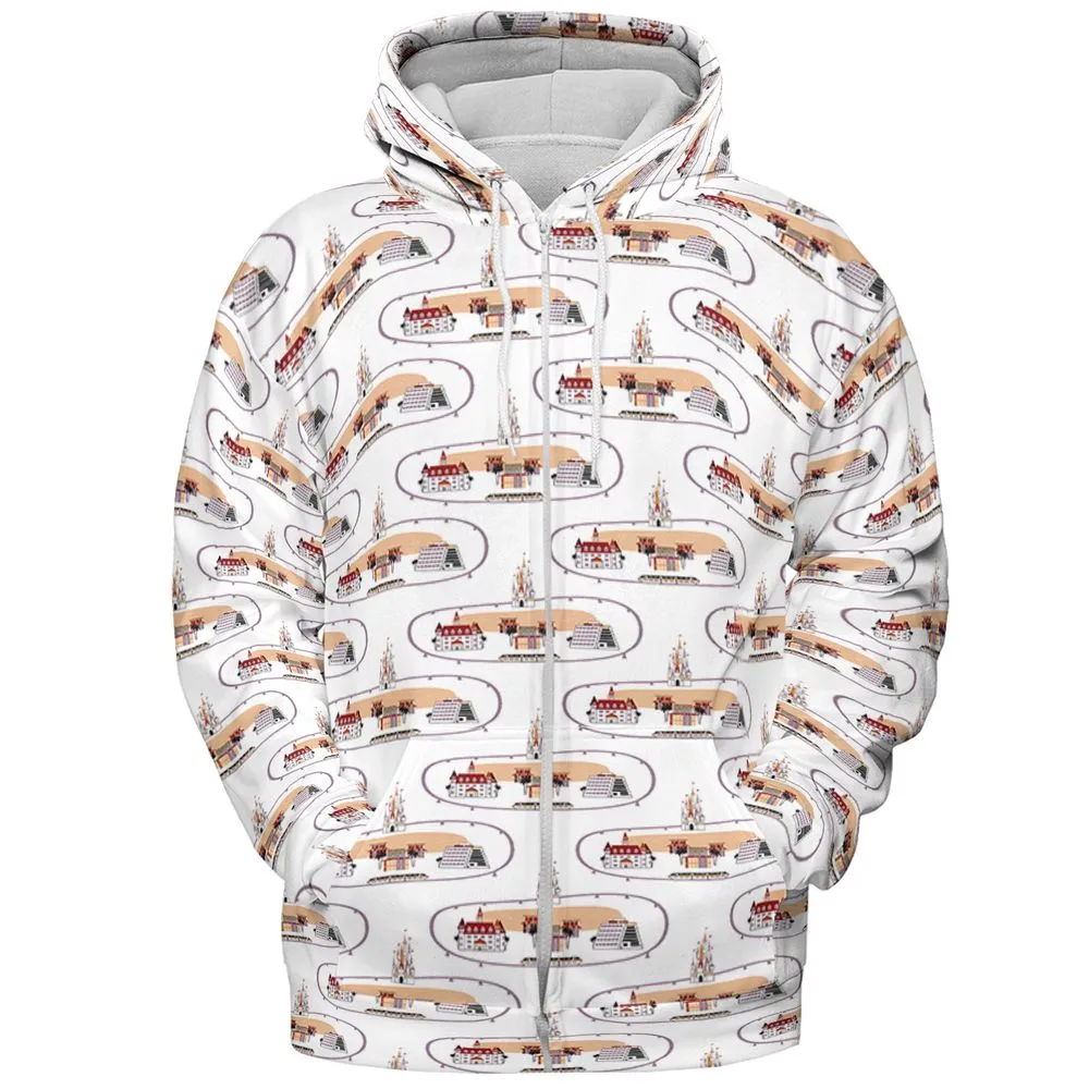 All-over Print Hoodie - XJQ9UVKU -  - 3