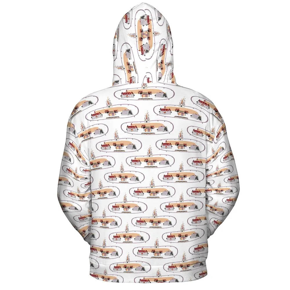 All-over Print Hoodie - XJQ9UVKU -  - 4