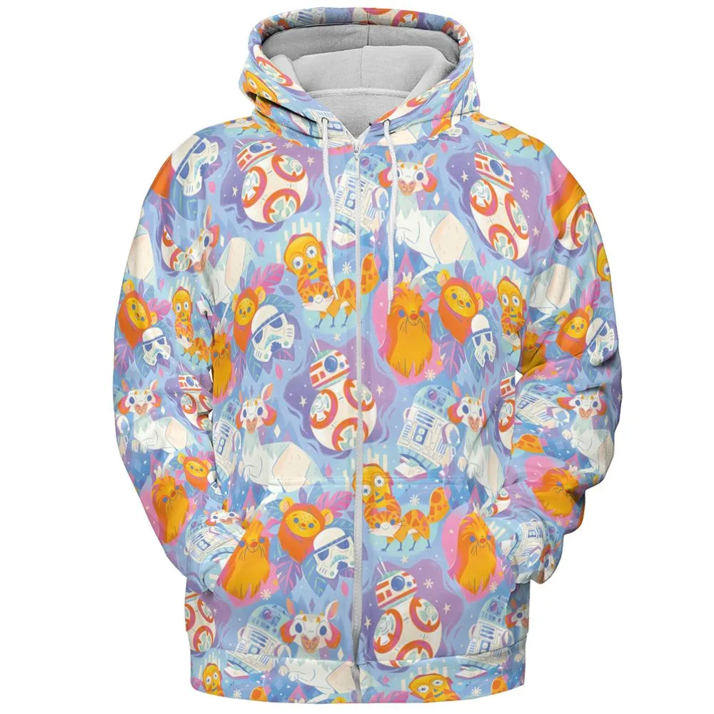 All-over Print Hoodie - AEV4SKC3 -  - 3
