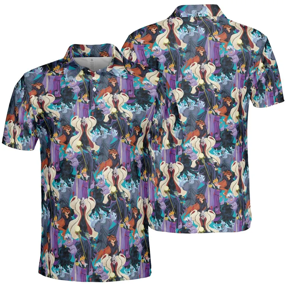 AOP Men/Women Polo Shirt - DZE1NV36 -  - 2
