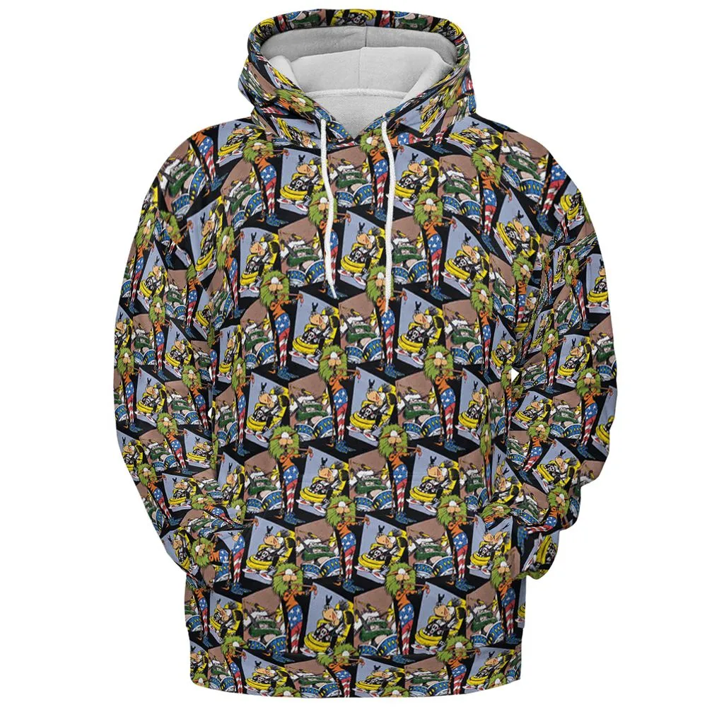 All-over Print Hoodie - WNGUCZM2 -  - 2