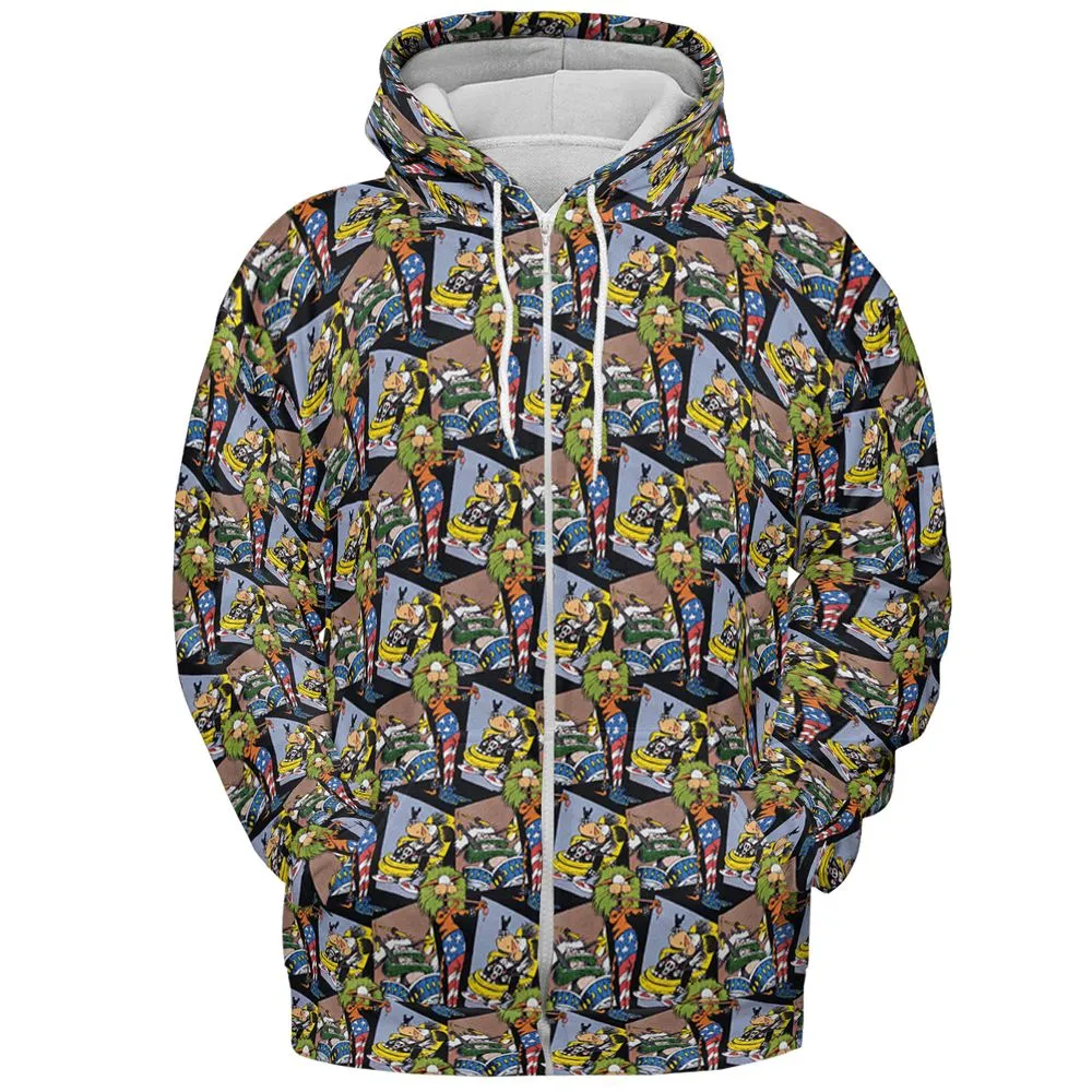 All-over Print Hoodie - WNGUCZM2 -  - 3