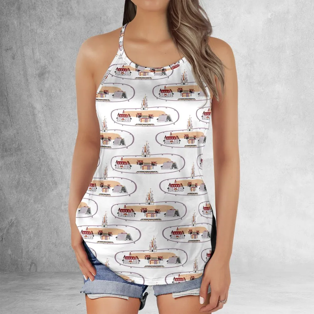 Criss Cross Tank Top - UZELYJMM -  - 2