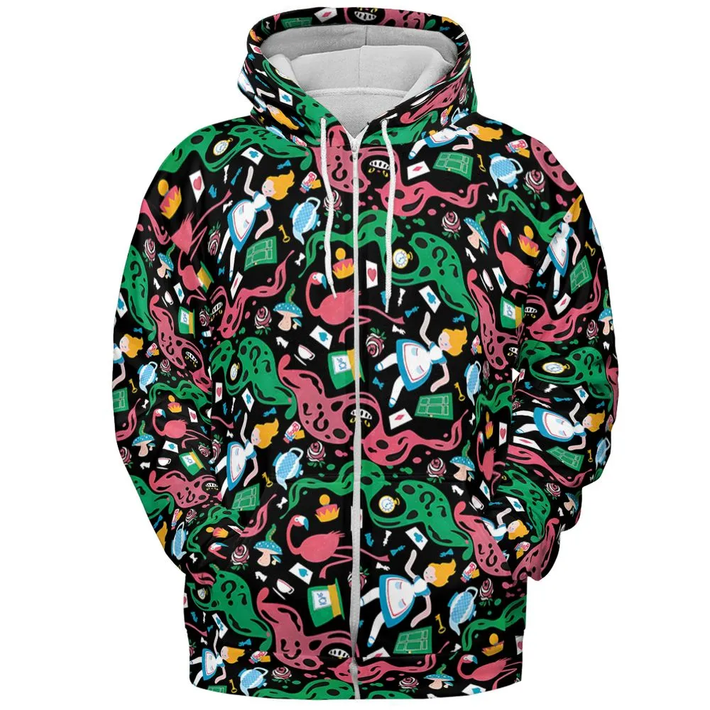 All-over Print Hoodie - QHUJVT93 -  - 3