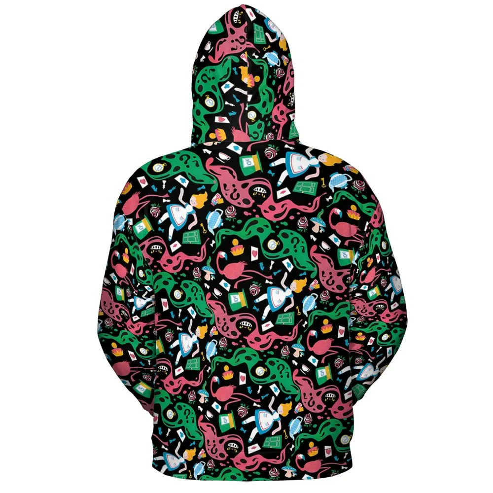 All-over Print Hoodie - QHUJVT93 -  - 4
