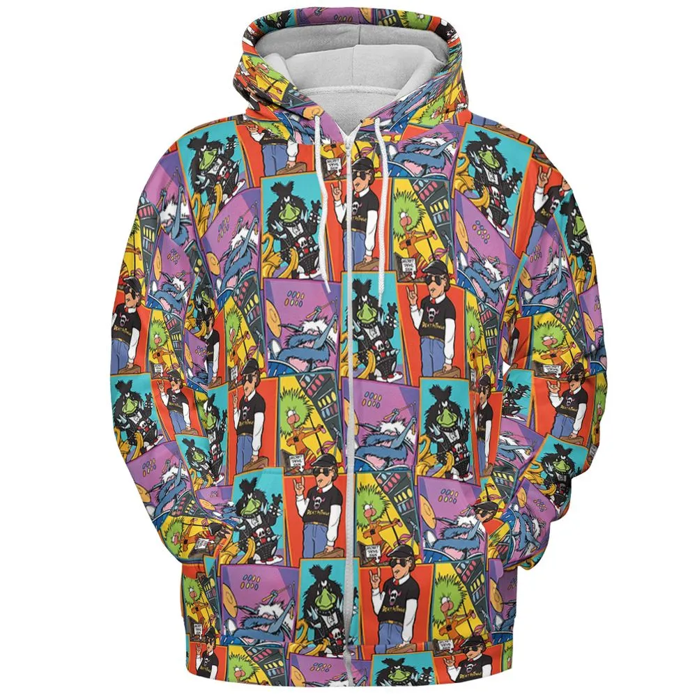 All-over Print Hoodie - B4J17NDK -  - 3