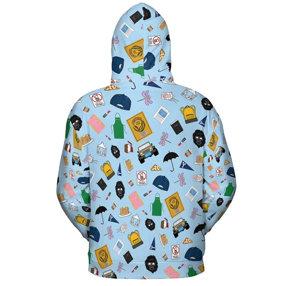 All-over Print Hoodie - 8TZJ3UBQ -  - 4