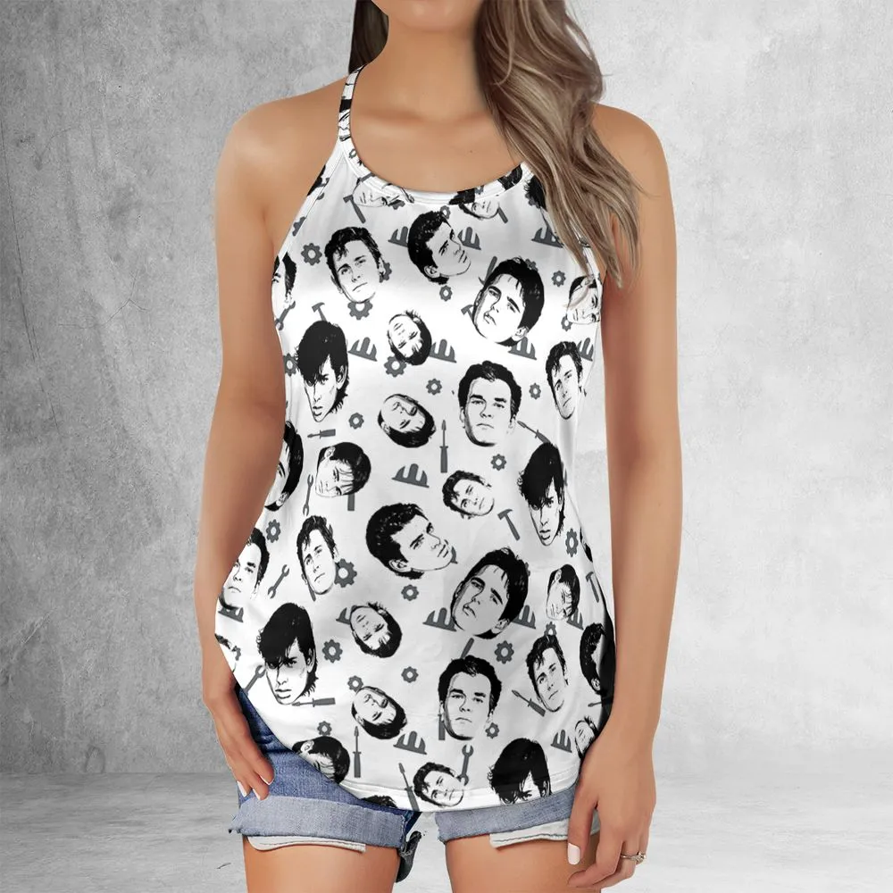 Criss Cross Tank Top - 6JHKB229 -  - 2