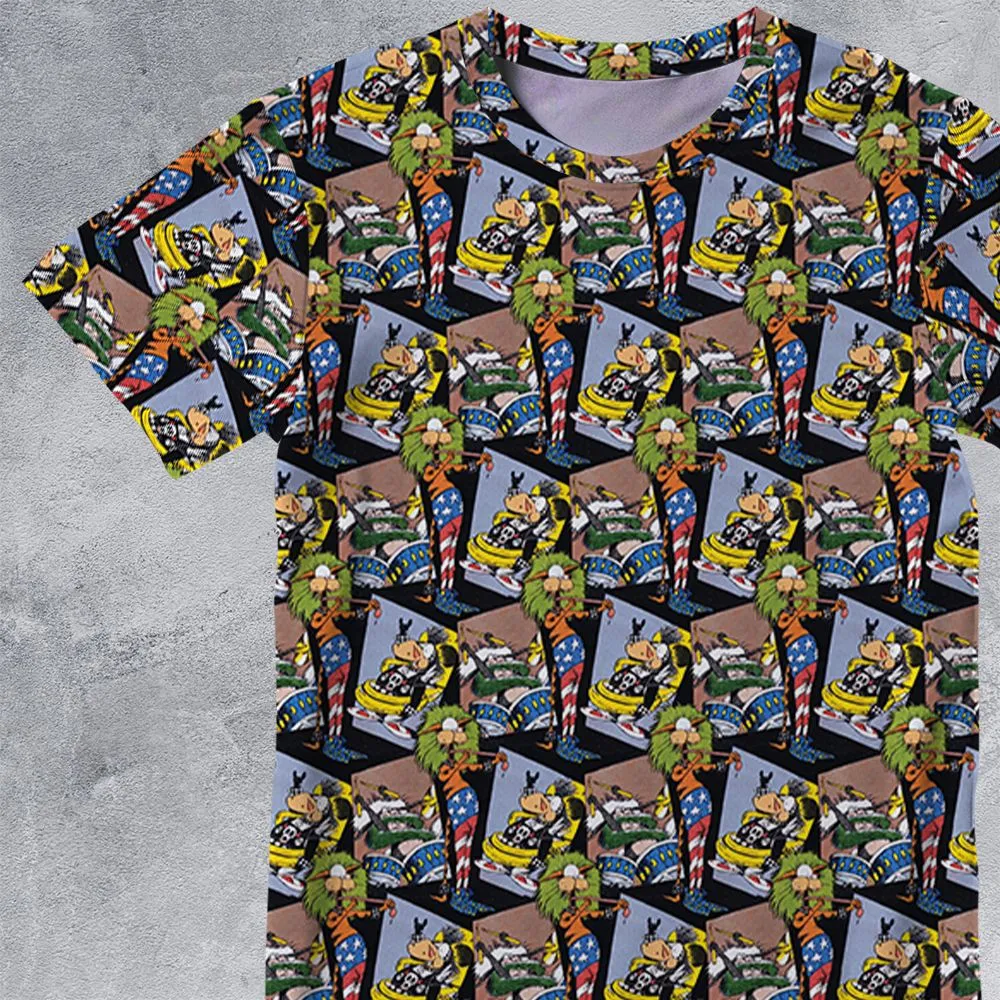 All-Over Print Unisex T-Shirt - KEFK9ZQG -  - 2