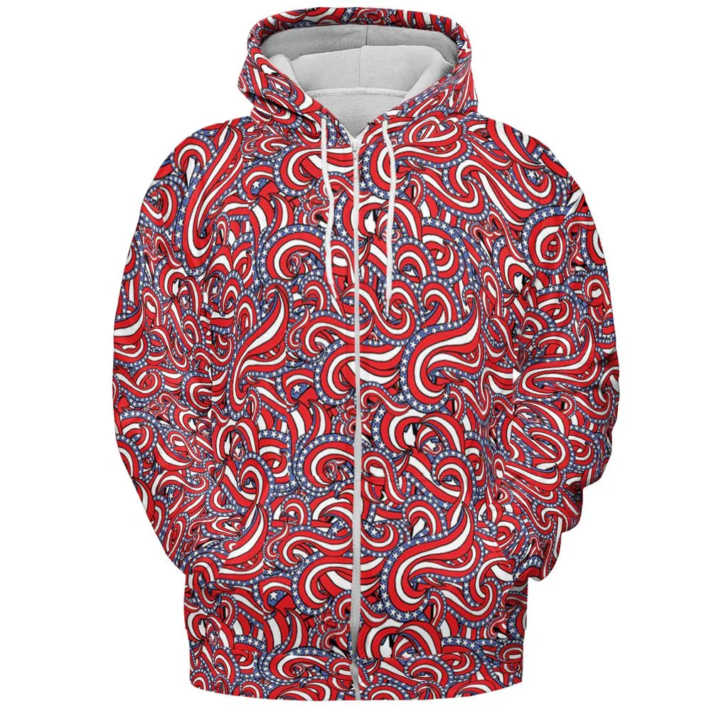 Patriotic American Flag Red White and Blue Stars -  - 3