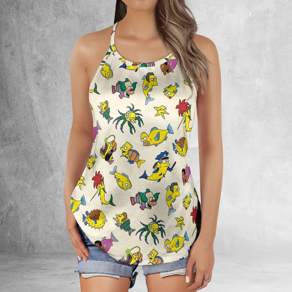 Criss Cross Tank Top - 78ZFK3JY -  - 2