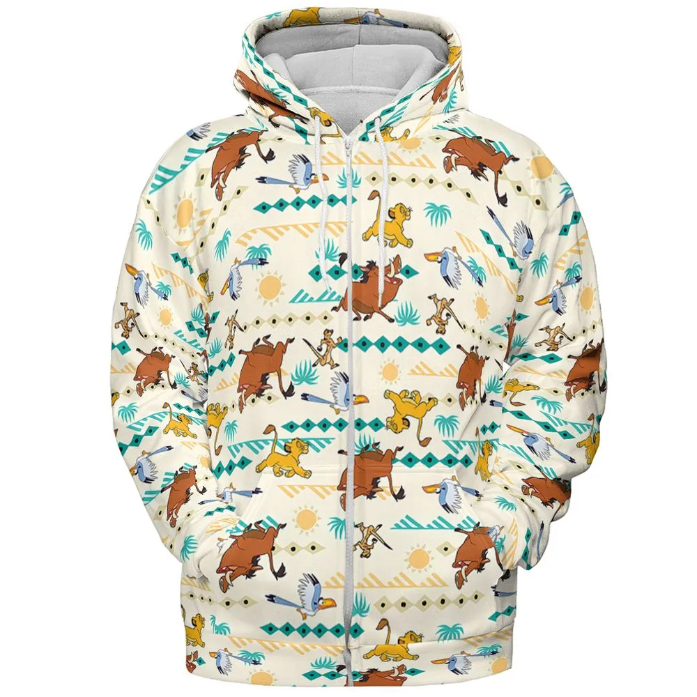 All-over Print Hoodie - 2M4Y65VF -  - 3