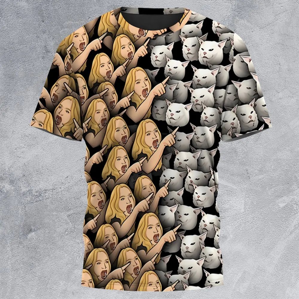 Womans Yelling at Cats -  - 3