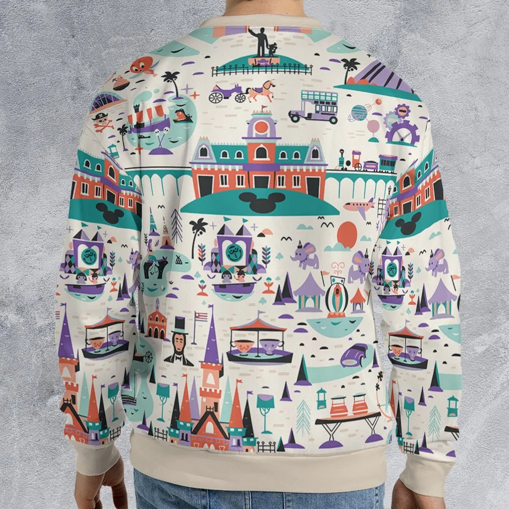 All-over Print Sweatshirt - 9RDEHFT4 -  - 2