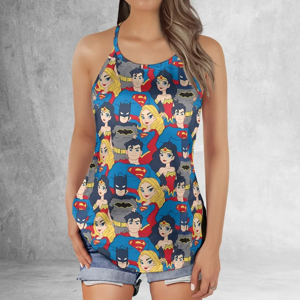 Criss Cross Tank Top - NUVJ6THC -  - 2