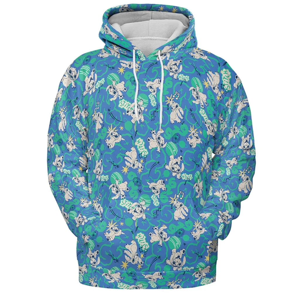 All-over Print Hoodie - NGA2C7KV -  - 2