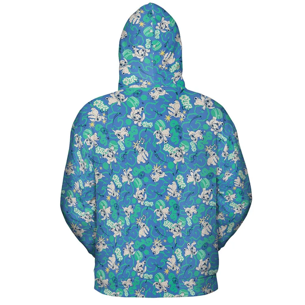 All-over Print Hoodie - NGA2C7KV -  - 4