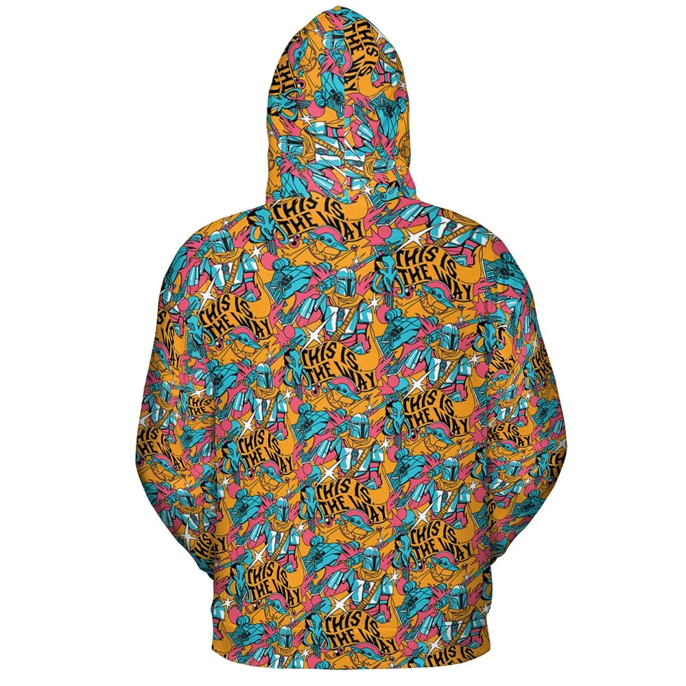 All-over Print Hoodie - FLD5GPND -  - 4