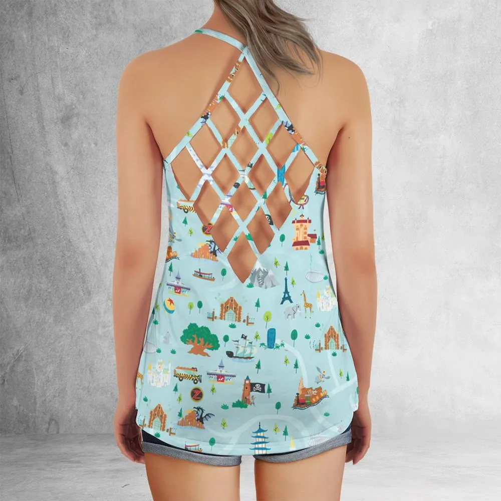 Criss Cross Tank Top - K15Z7R1Z -  - 3