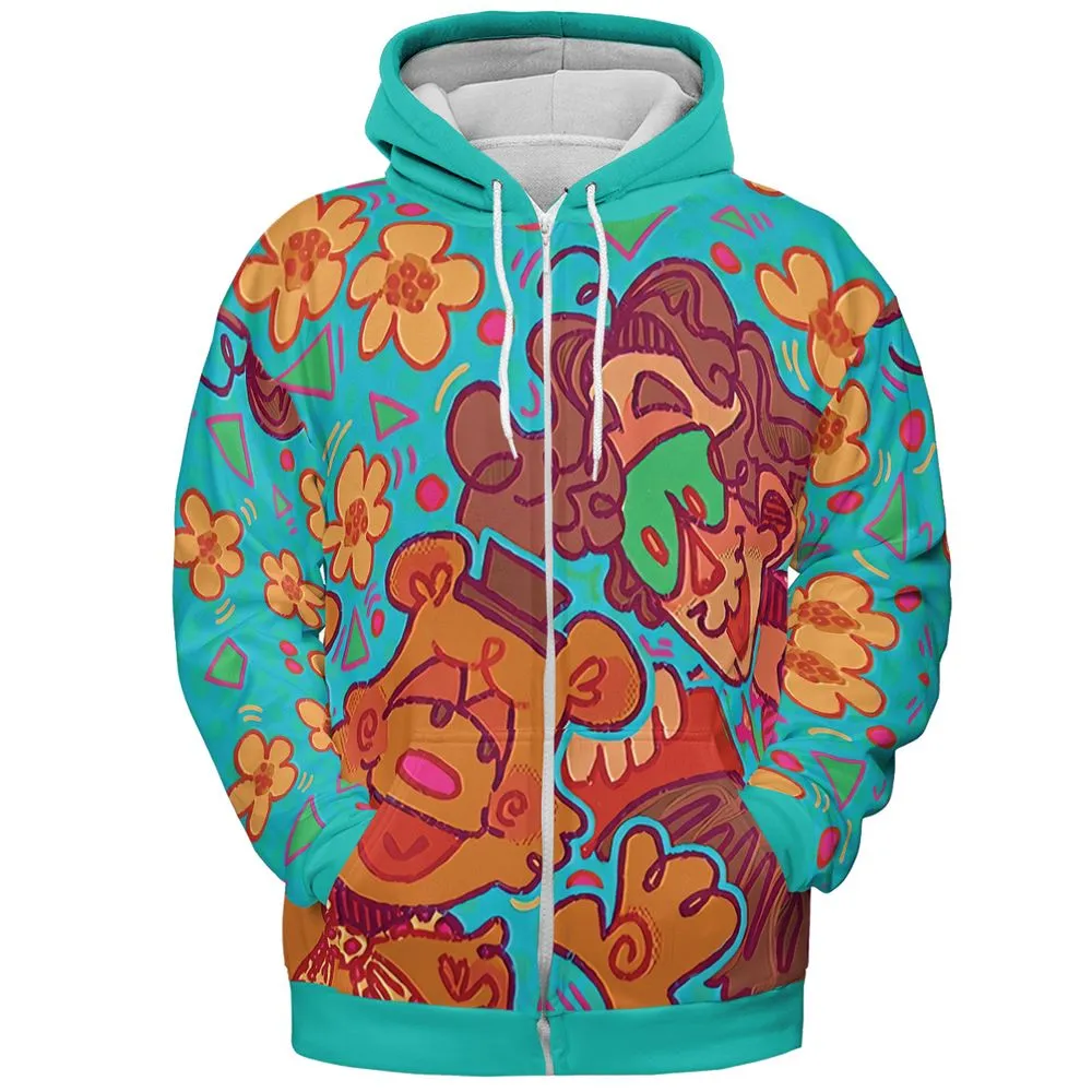 All-over Print Hoodie - DK1X6DXY -  - 3