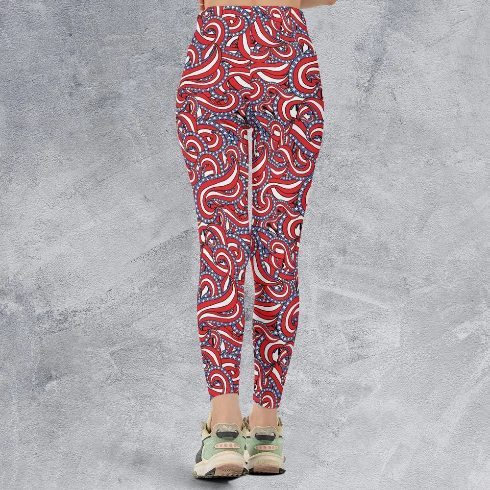 Patriotic American Flag Red White and Blue Stars -  - 2