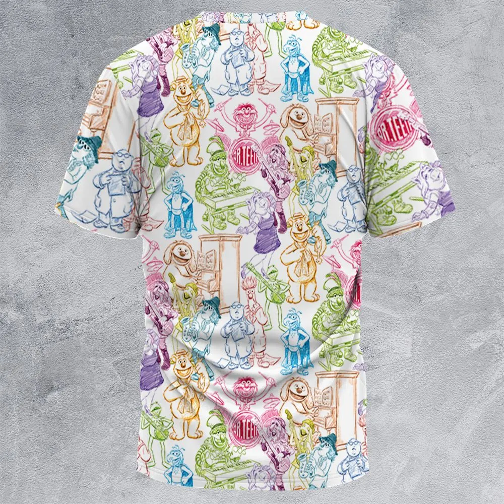 All-Over Print Unisex T-Shirt - ZKGY986E -  - 4