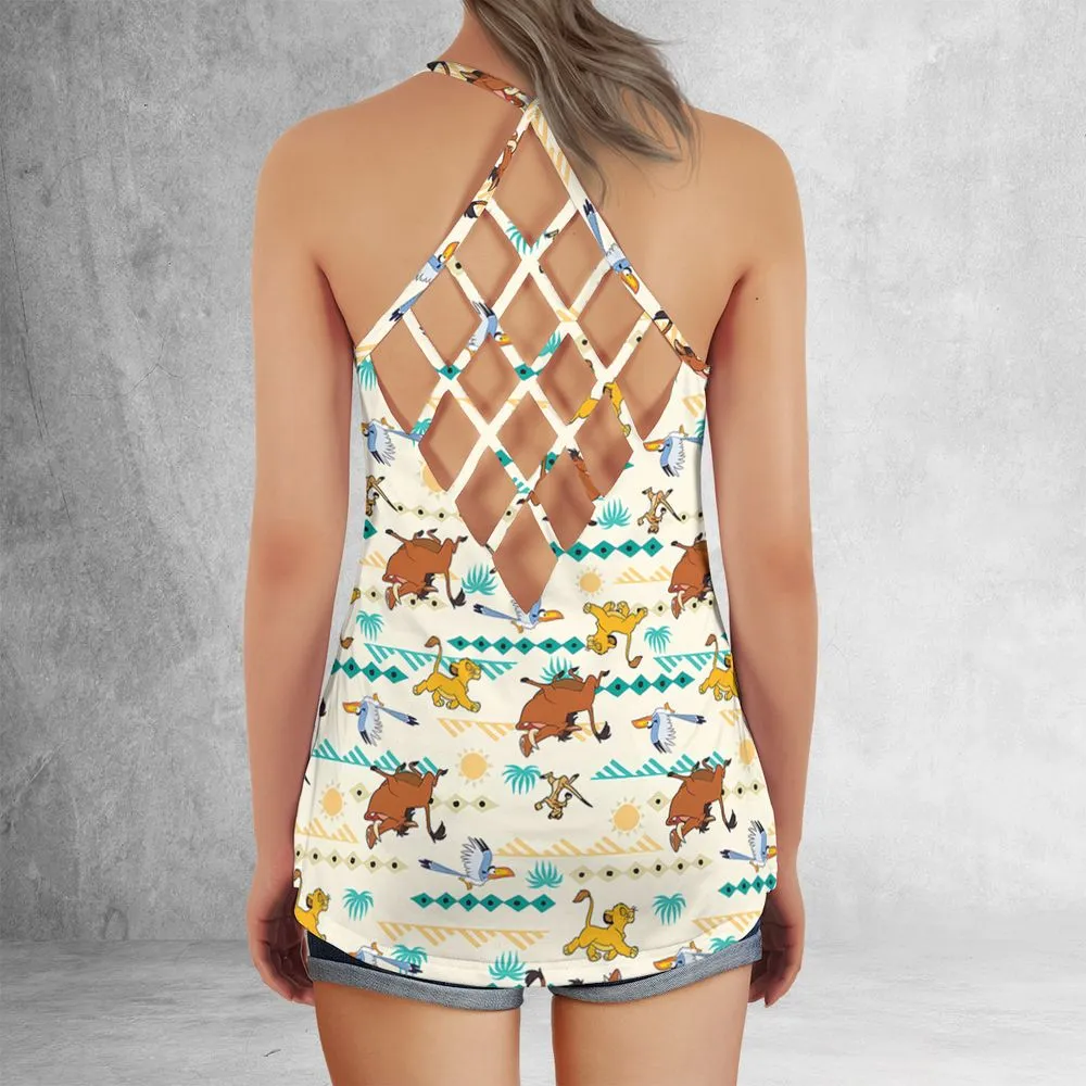 Criss Cross Tank Top - 89DCEY1P -  - 3