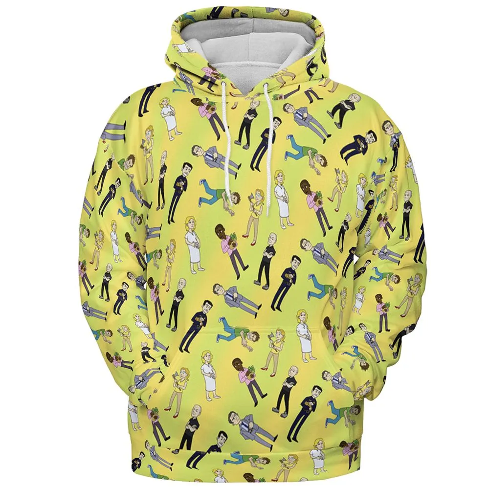 All-over Print Hoodie - 1NN7ABAT -  - 2