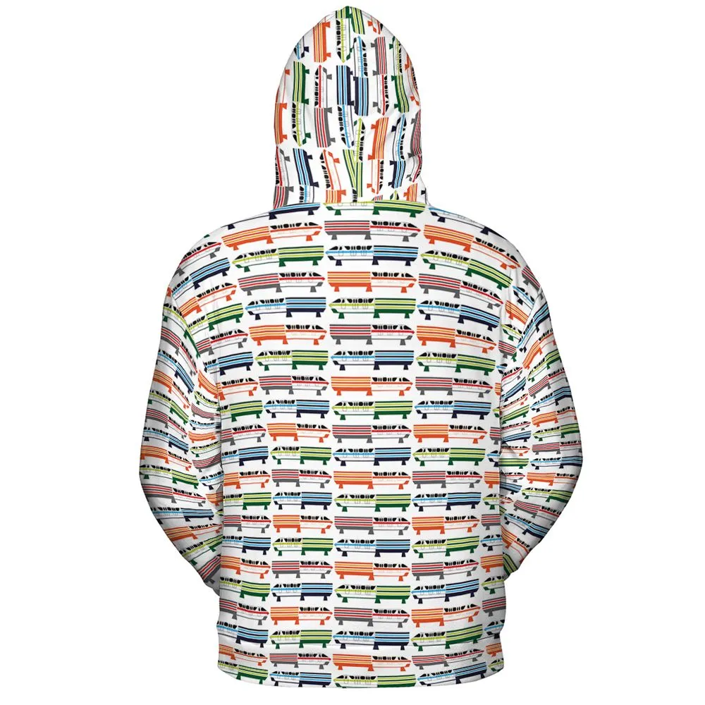 All-over Print Hoodie - V82E9EJJ -  - 4