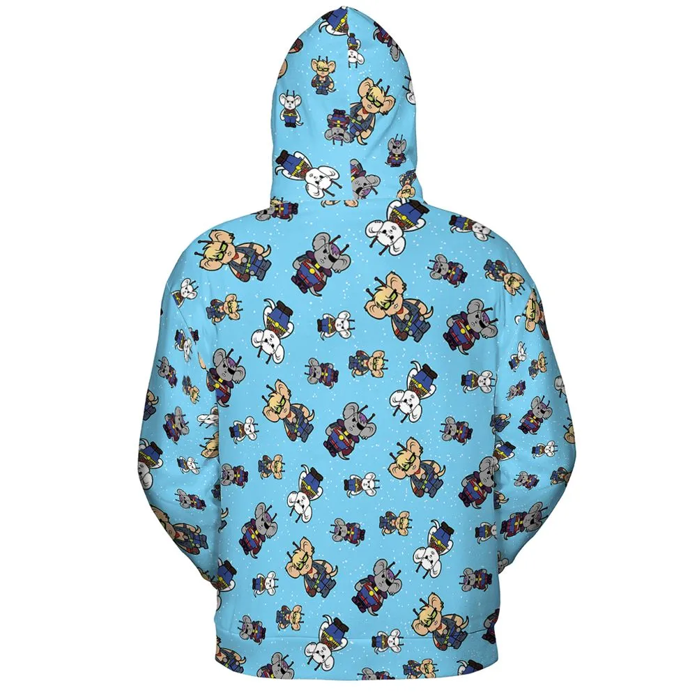 All-over Print Hoodie - 9GRSGR54 -  - 4