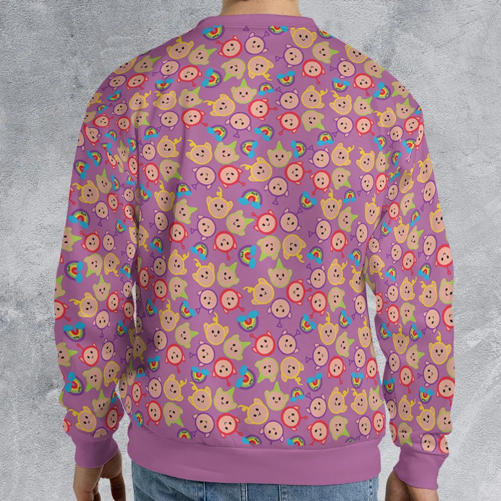 Colorful Friends Teletubbies All-over Print Sweatshirt - 2