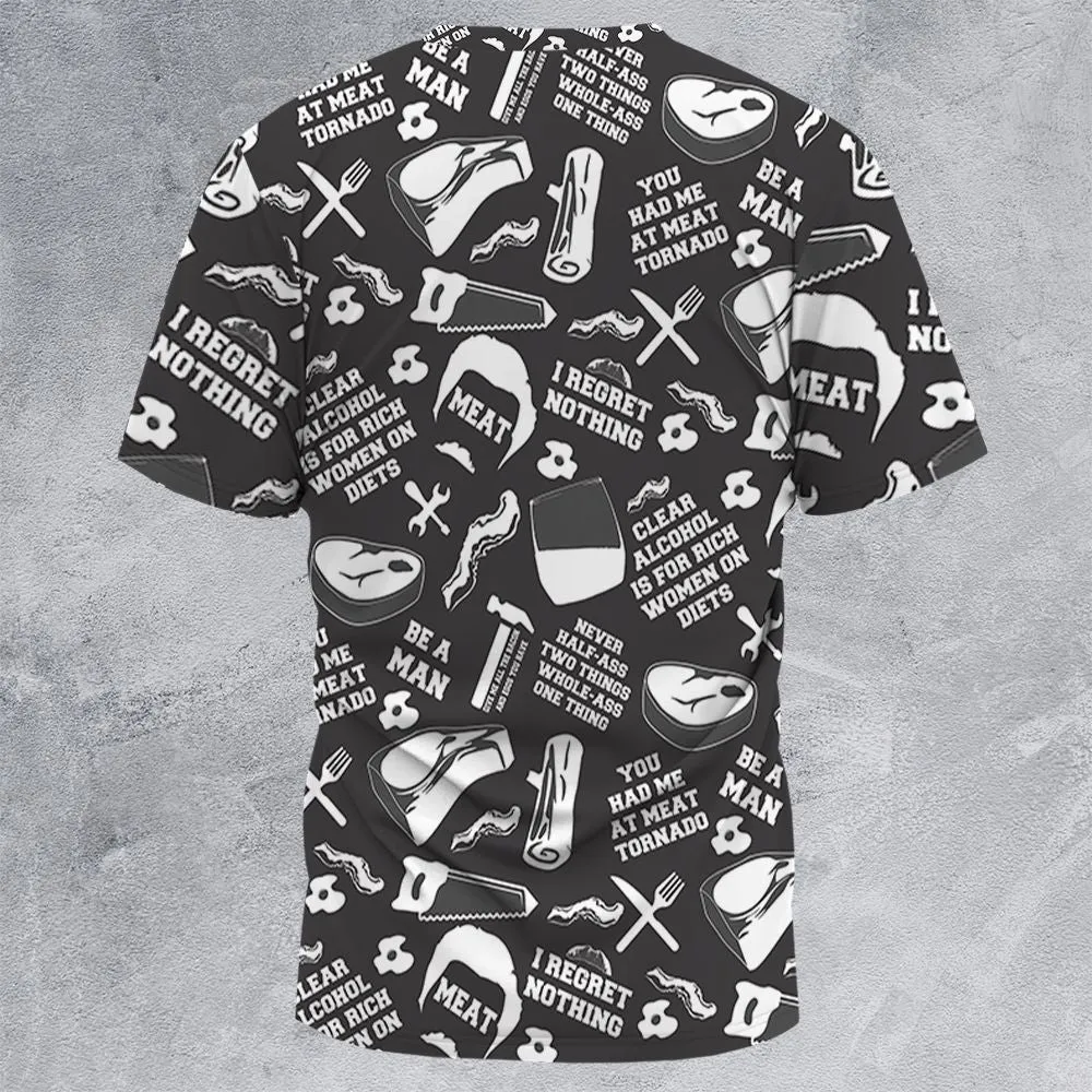 All-Over Print Unisex T-Shirt - 6WK7Z7KT -  - 4