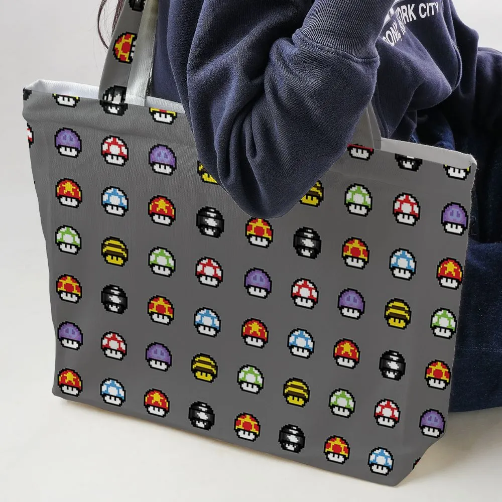 Retro Pixels Mushroom Pattern -  - 2
