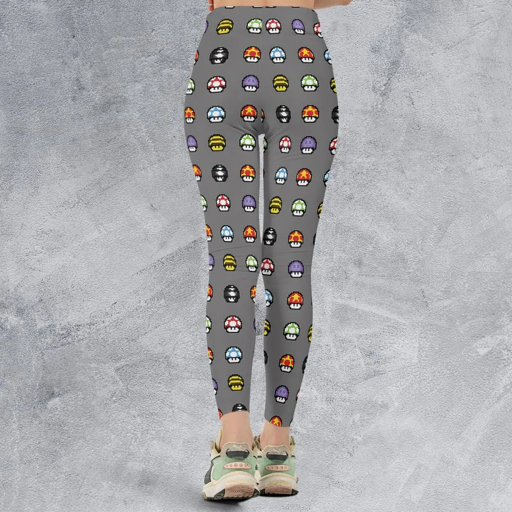 Retro Pixels Mushroom Pattern -  - 2