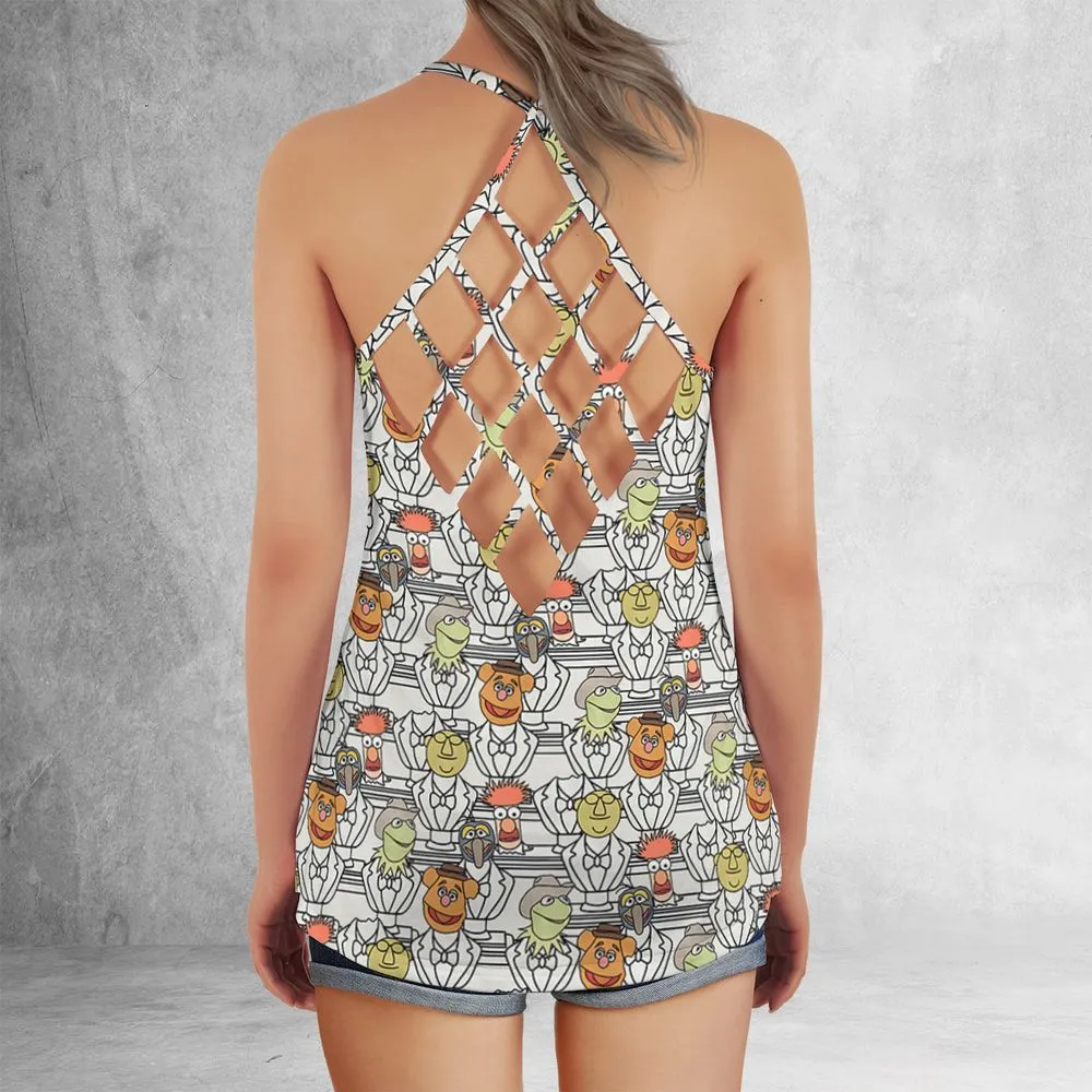 Criss Cross Tank Top - GZXPXLSV -  - 3