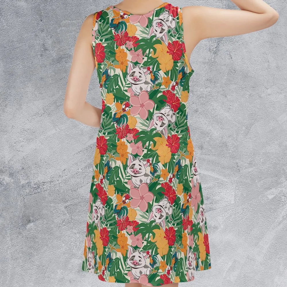 Sleeveless Dress - V67ER5AJ -  - 2