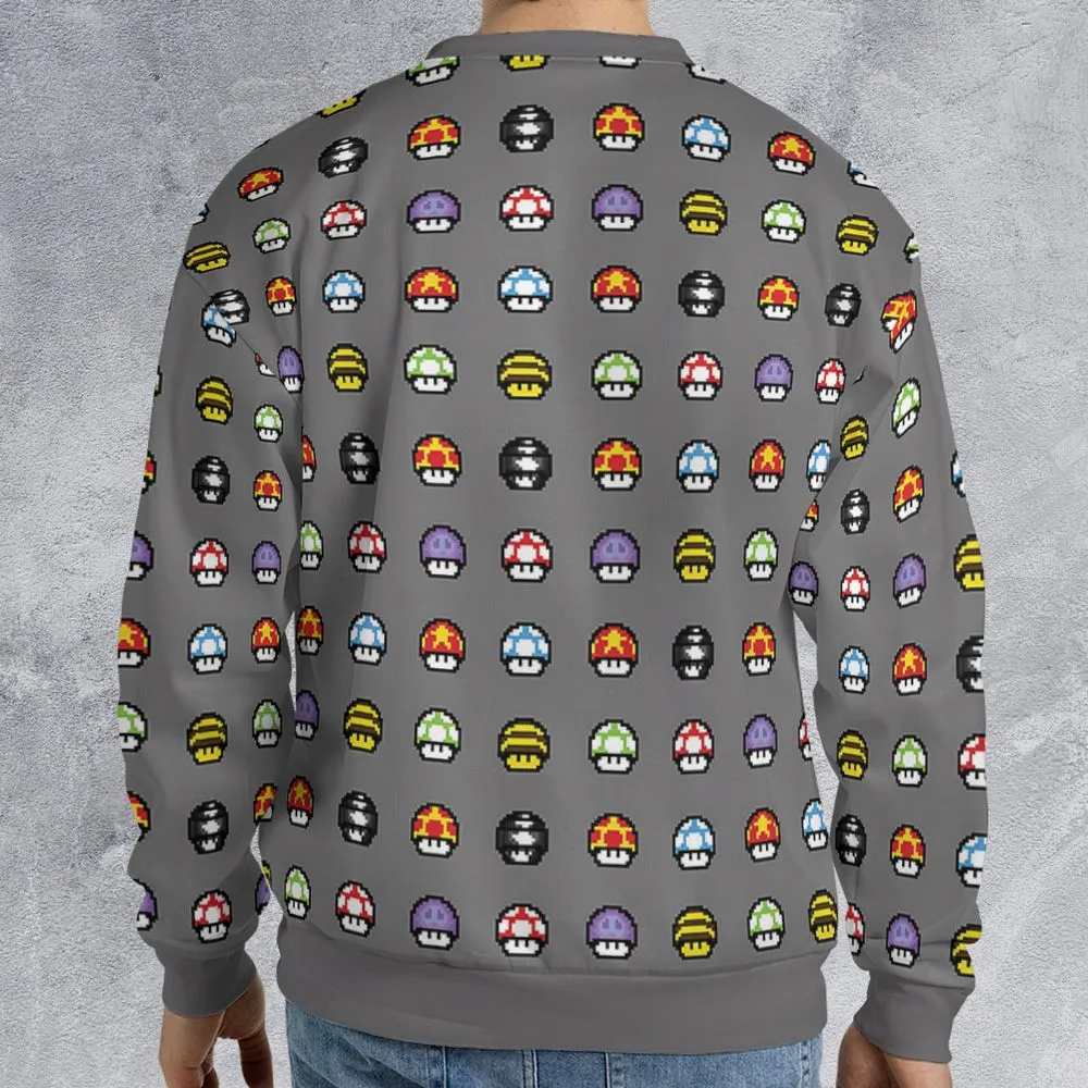 Retro Pixels Mushroom Pattern -  - 2