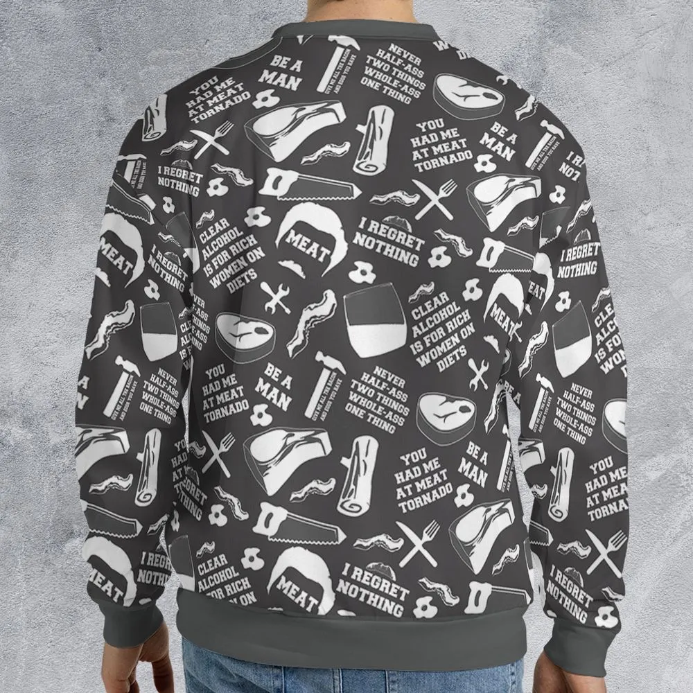 All-over Print Sweatshirt - S81HT6RW -  - 2