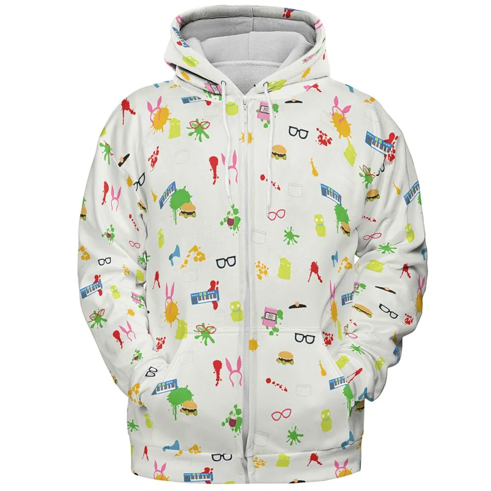 All-over Print Hoodie - MZ7FQC5V -  - 3