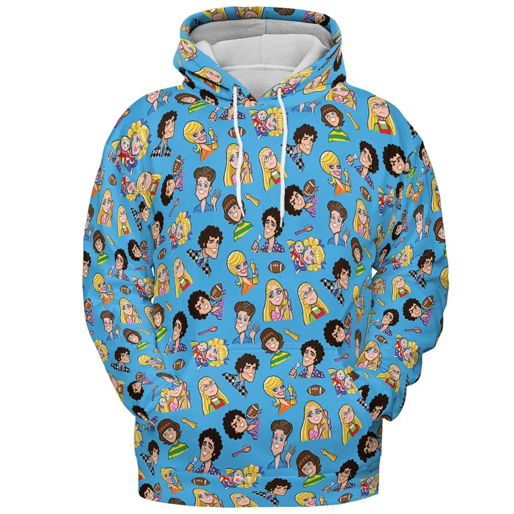 All-over Print Hoodie - SZMWKE5S -  - 2