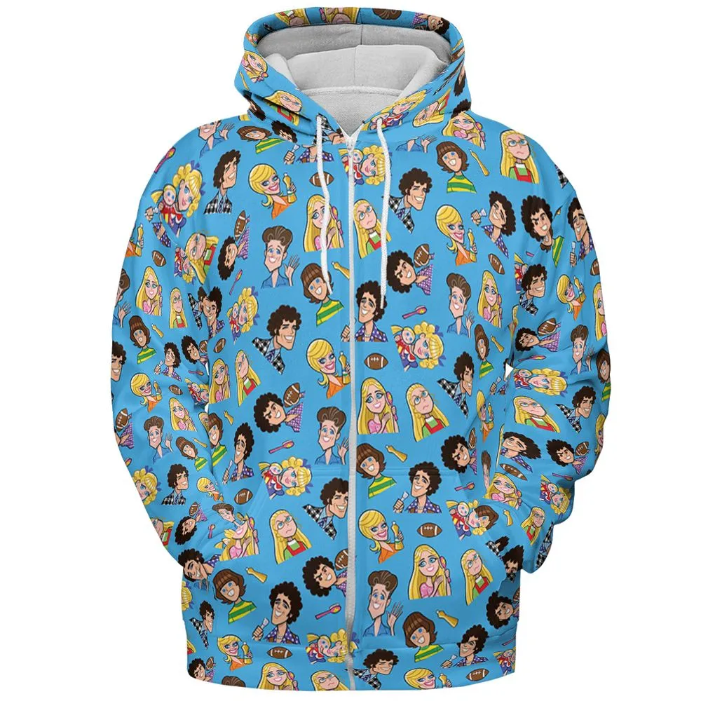 All-over Print Hoodie - SZMWKE5S -  - 3