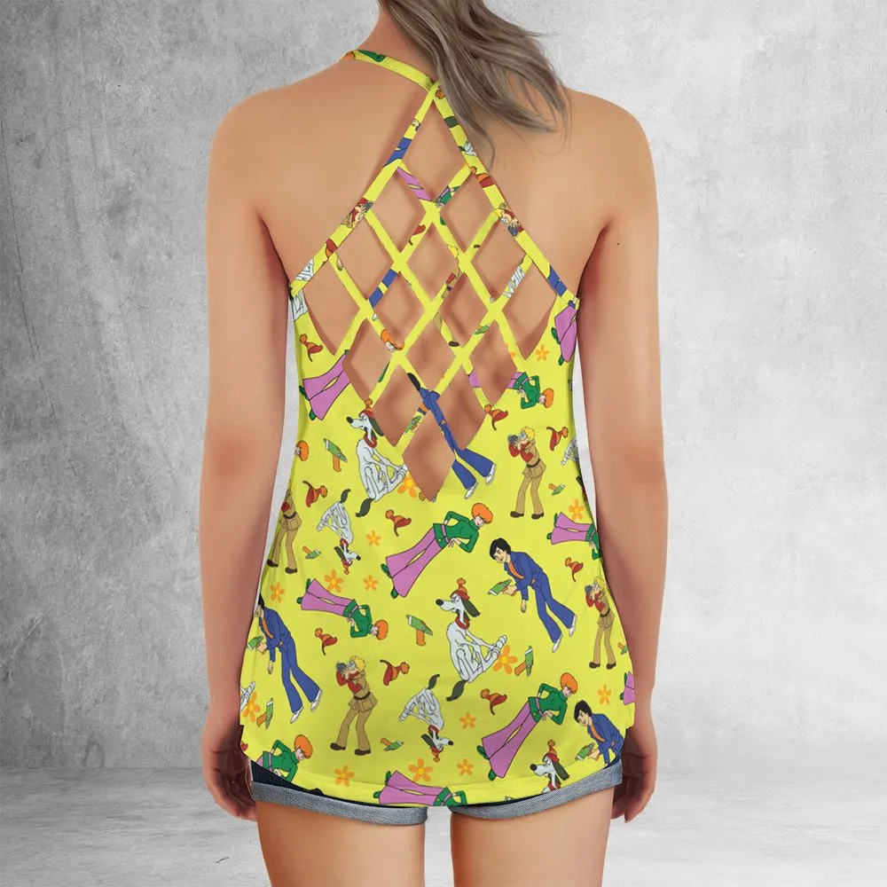 Criss Cross Tank Top - GWDLJZ2P -  - 3